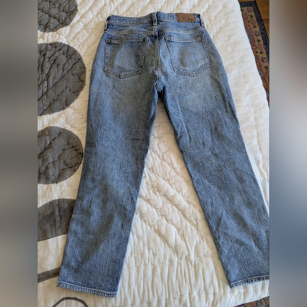 Madewell Petite Perfect Vintage Jean Cropped Medium Light Wash - Picture 3 of 7